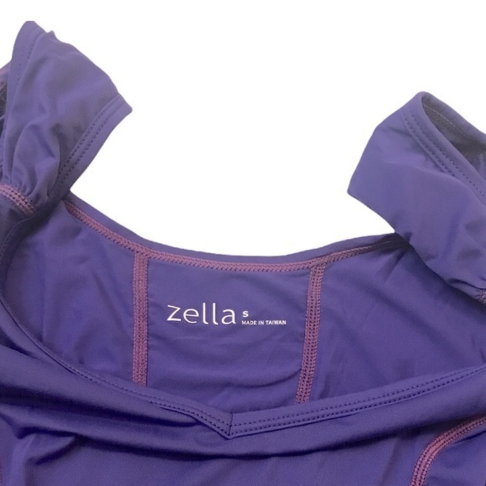 ZELLA Purple Workout Tank Size Small - Picture 2 of 4